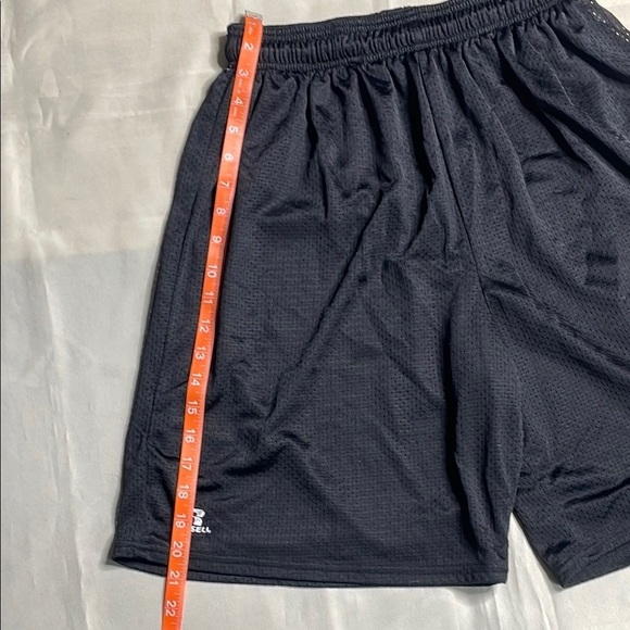 RUSSELL Graphic Browning Black Athletic Shorts - Picture 6 of 8
